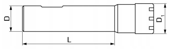Držák kleština ER8 - 10 x 95 mm (DM754)